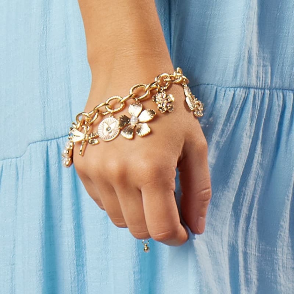 Flower Butterfly Charm
Bracelet